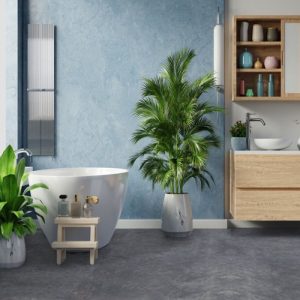 Dark Stained Concrete