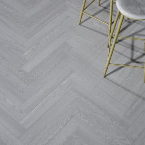 Light Gray Click-Lock Parquet Flooring