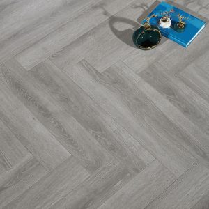 Traditional Grey Click-Lock Parquet Flooring