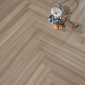 Traditional Teak Click-Lock Parquet Flooring