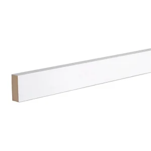 Good Home Primed MDF Square Edge Architrave (18 x 44 mm x 2.1 m)