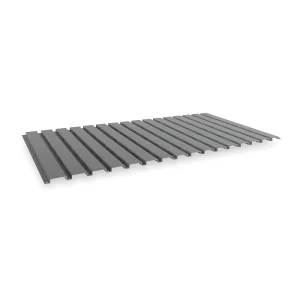 TENNSCO BSD-4824 Corrugated Steel Decking 24 Inch D Gray