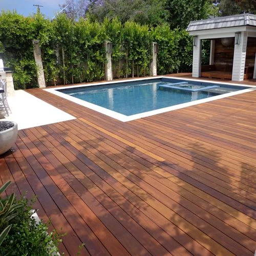 Outdoor wooden decking Dubai