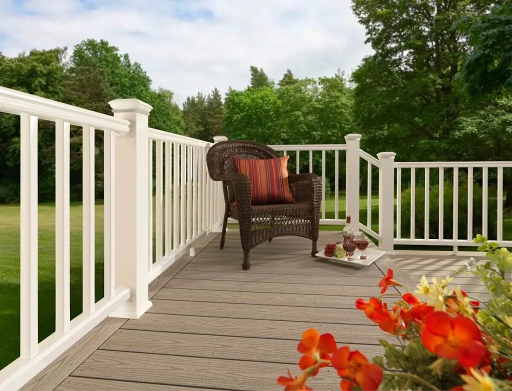 outdoor wood deck