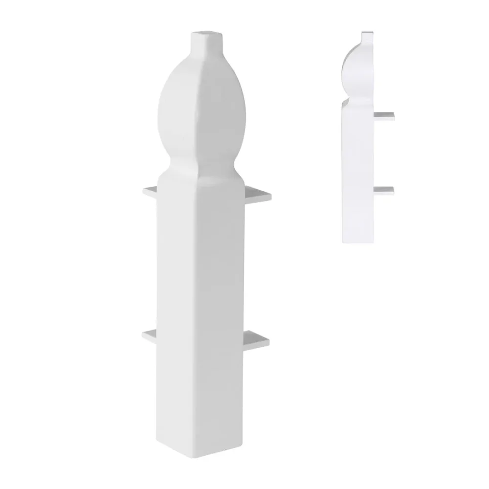 100mm Torus Skirting 90° External Corner