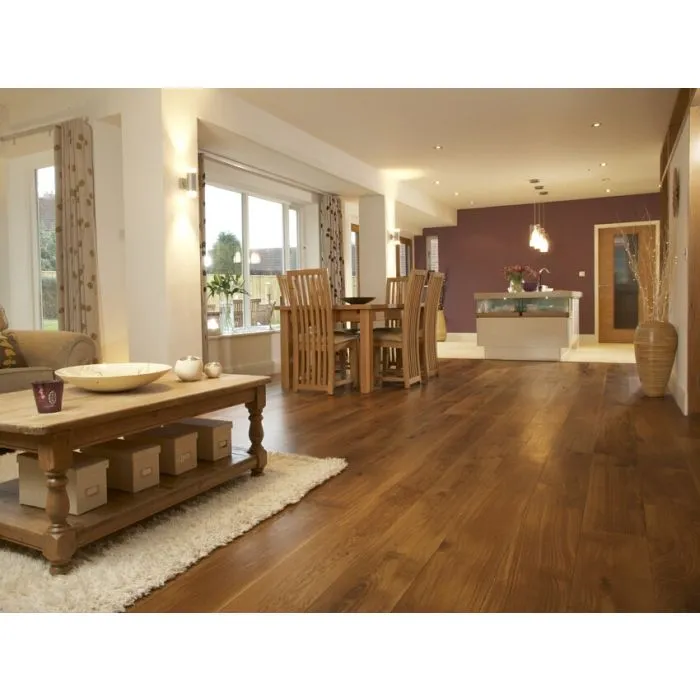 Fumed Character Grade Solid Oak Flooring