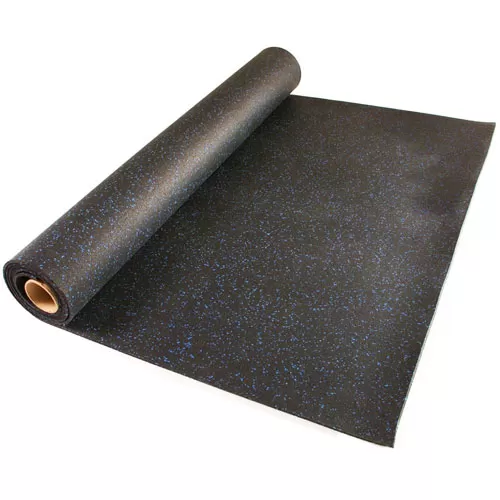Rubber sheet flooring