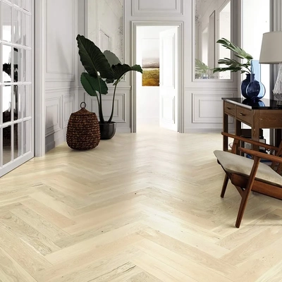 White Oak Herringbone Floor