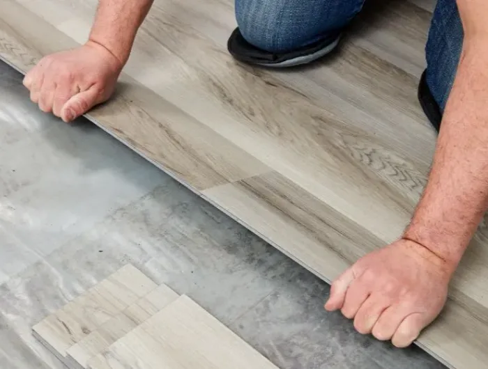 pvc plank flooring installation in Dubai