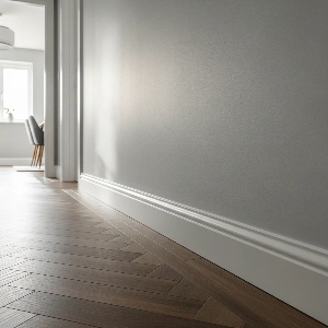 pvc skirting install in Hallways