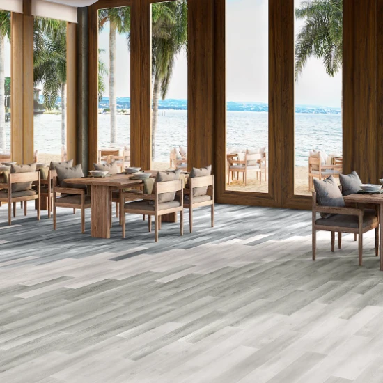 LVT flooring in hotel