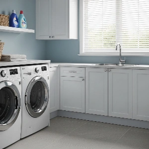 skirting install in Laundry Rooms
