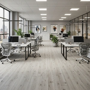 Vinyl Flooring install in Offices and Workspaces