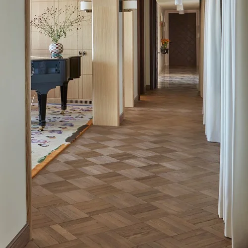 Basketweave Wood flooring