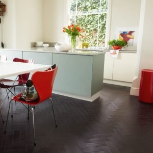 Black Oak Parquet Flooring