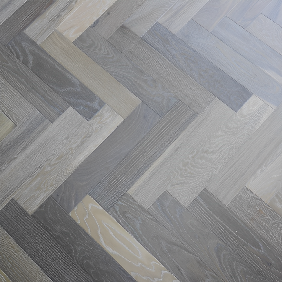 Eco Range Parquet Iceberg Oak Engineered Wood Flooring - Image 2