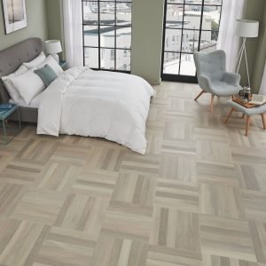 Glacier Oak Parquet Flooring