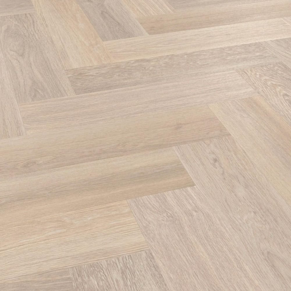 Neutral Brushed Oak Parquet Flooring