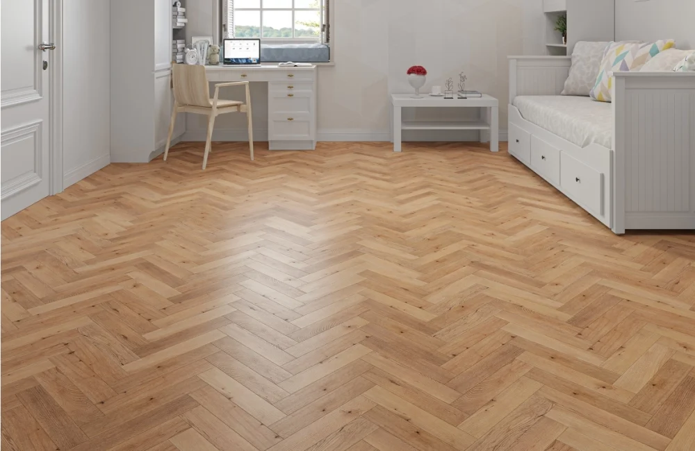 Ranch Solid Oak Herringbone