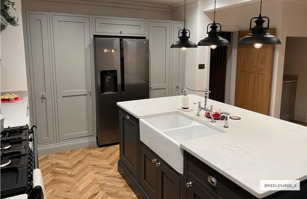 Ranch Solid Oak Herringbone - Image 4