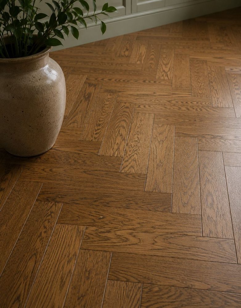 Richmond Herringbone Sunrise Oak