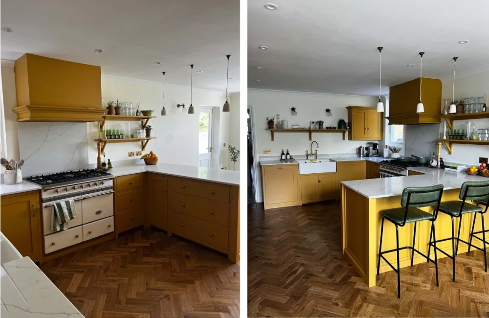 Roasted Grand Solid Oak Herringbone - Image 3