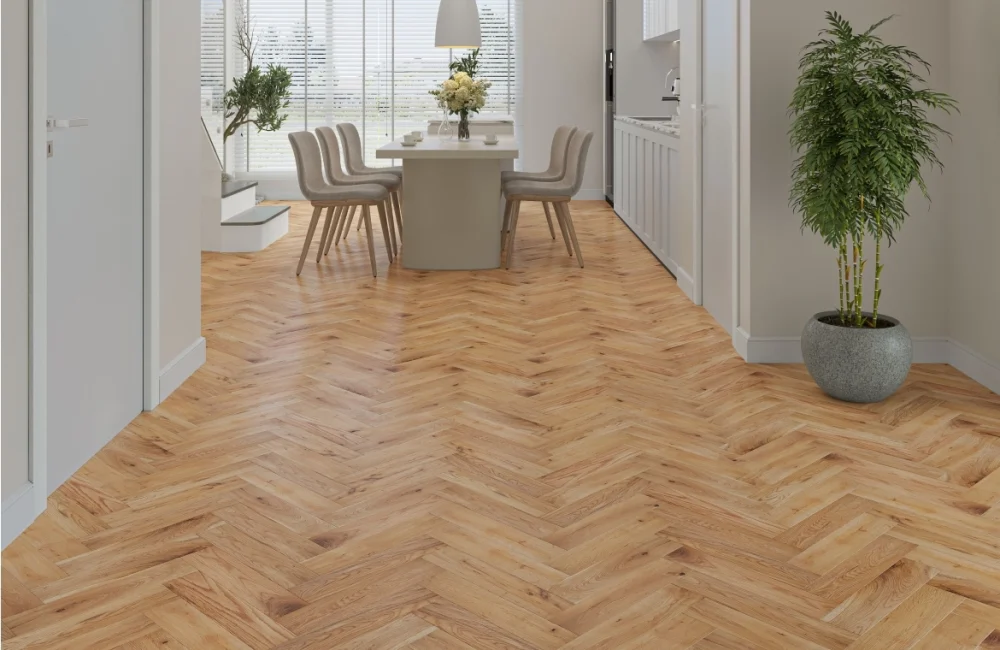 Spring Grand Solid Oak Herringbone