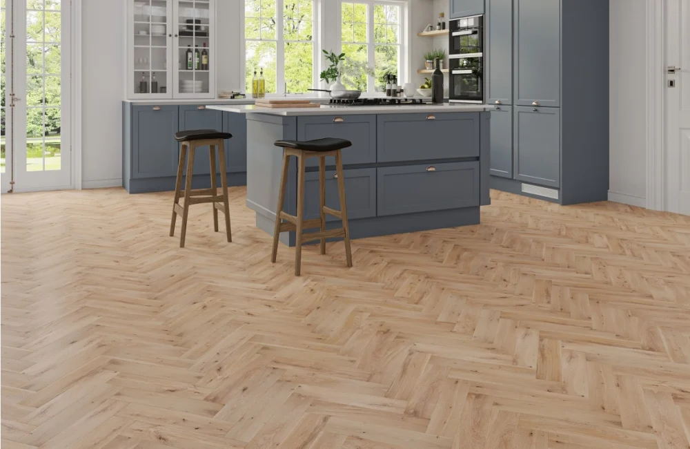 Thorpe Pasture Grand Solid Oak Herringbone