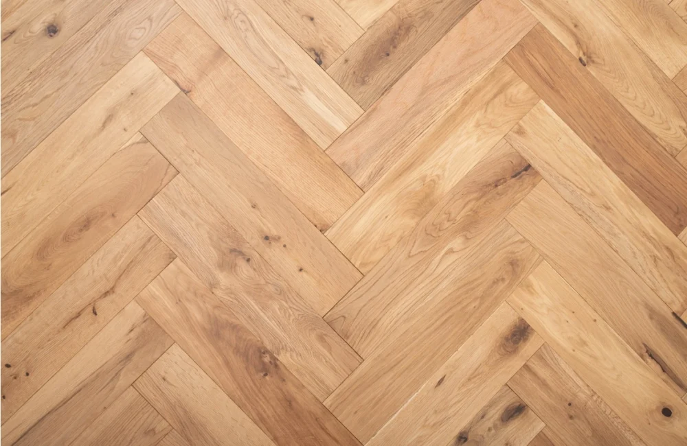 Thorpe Ranch Grand Solid Oak Herringbone - Image 2
