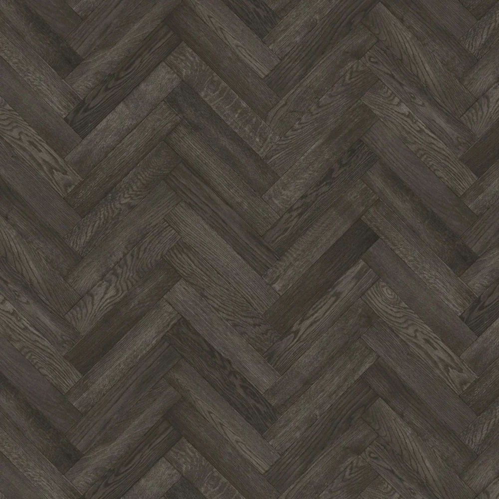 Tromso Black Oak Herringbone