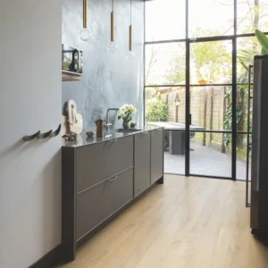 Brushed Oak Natural Laminate Flooring