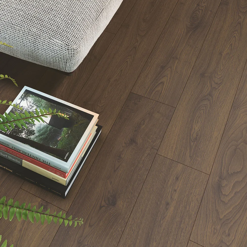 Peanut Brown Oak Laminate Flooring