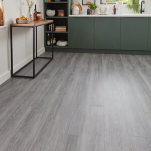Pebble Grey Light Laminate Flooring