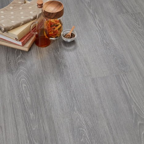 Pebble Grey Light Laminate Flooring
