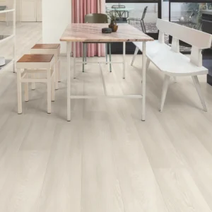 White Premium Oak Laminate Flooring