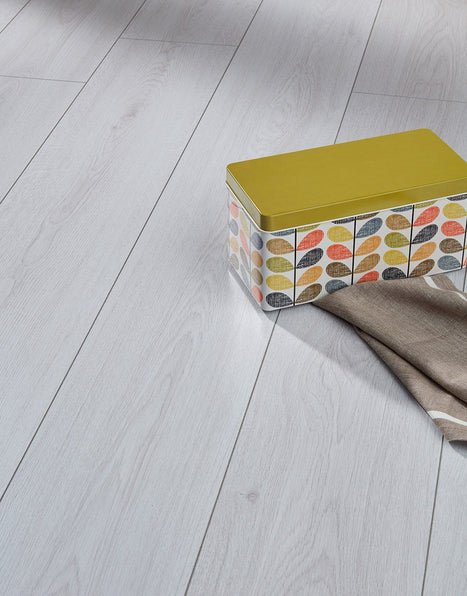White Trend Oak Laminate Flooring