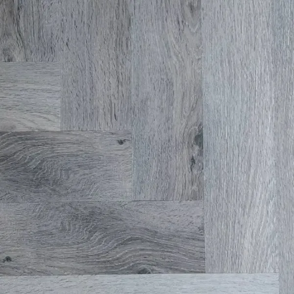 Calder Grey Oak Herringbone Vinyl Parquet - Image 2