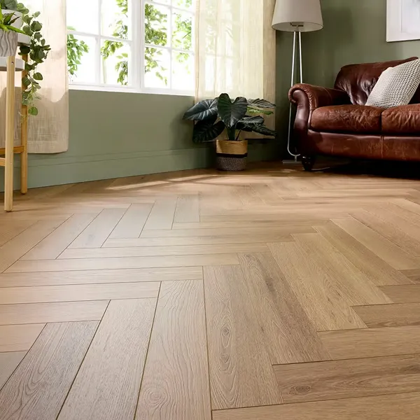Embrace Farmhouse Oak Herringbone Parquet Flooring - Image 2
