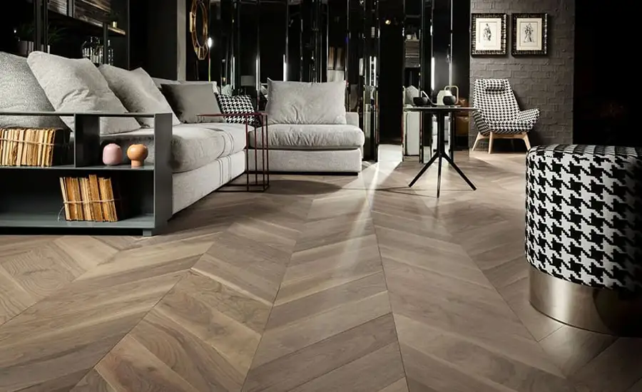 Chevron Flooring For Dubai Villa