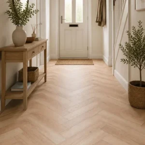 Elegant Oak Herringbone Laminate Flooring