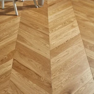 Natural Oak Chevron Laminate Flooring